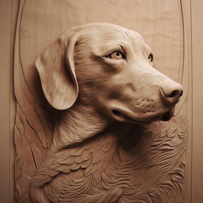 Природа и животные (Ямтундская собака 3, NATURE_3171) 3D модель для ЧПУ станка